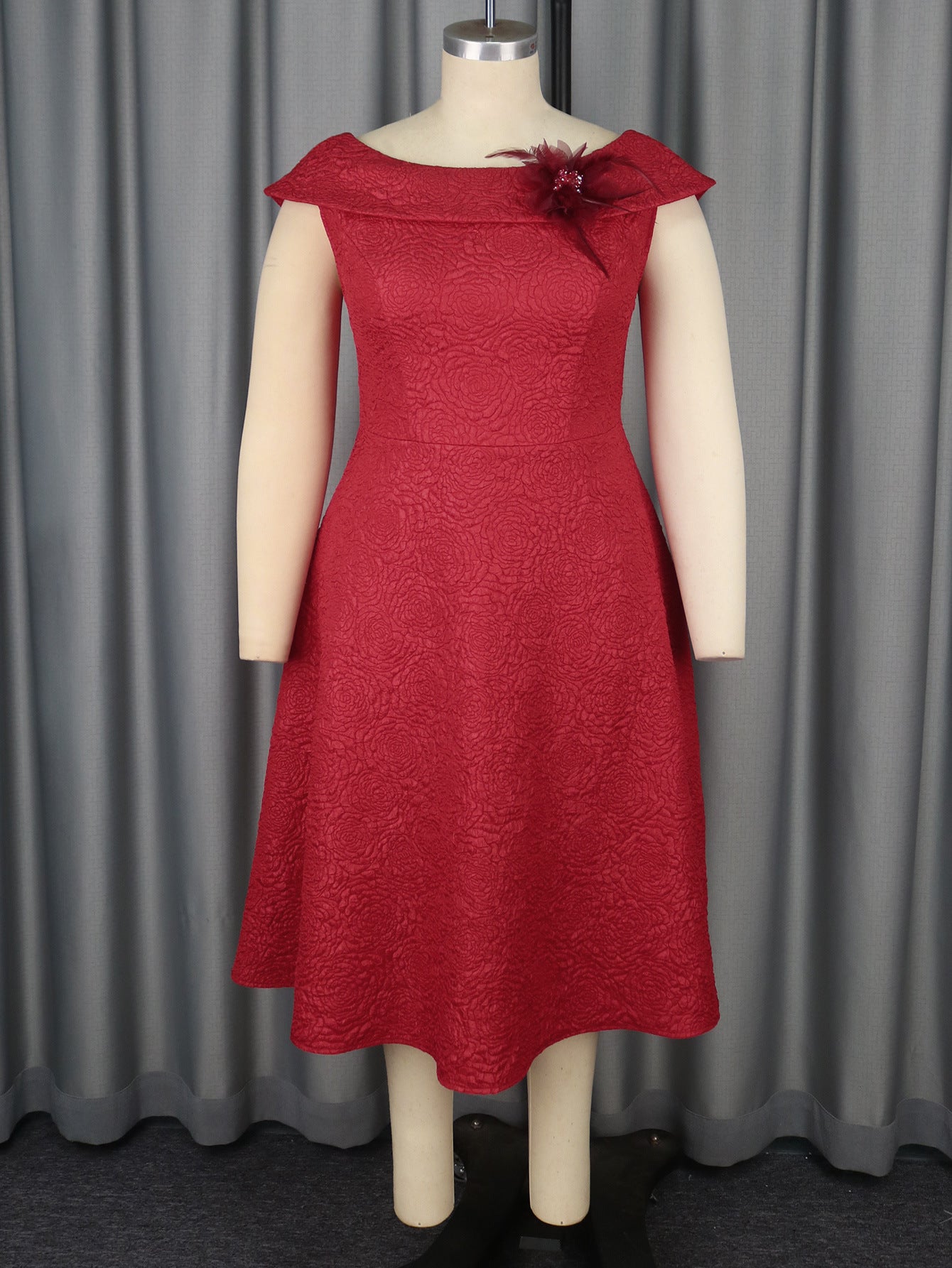 New Marriage Engagement Red Evening Dress